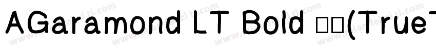 AGaramond LT Bold 常机(TrueType) (Wes字体转换